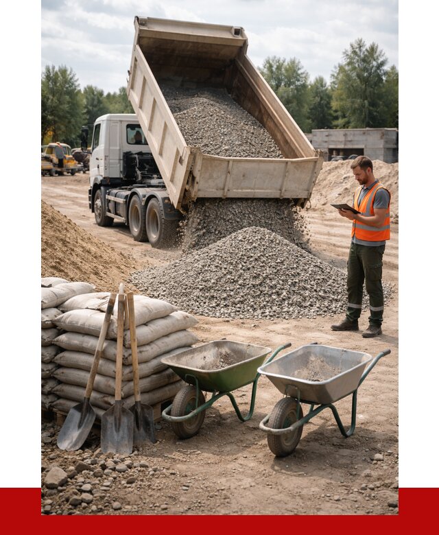 Доставка нерудных материалов в Фрязине от 1246 руб. | ПРОНЕРУДФрз