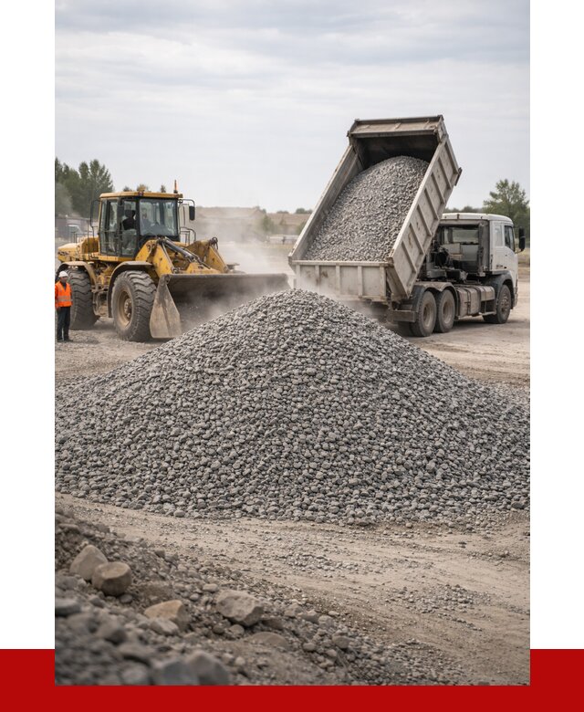 Купить щебень с доставкой в Фрязине от 2596 руб. | ПРОНЕРУДФрз