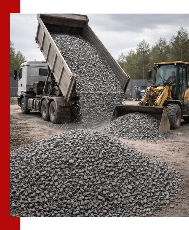 Доставка и продажа щебня гранитного в Фрязине