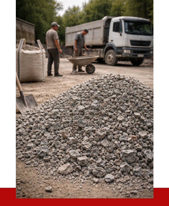 Гранитный щебень фракция 20-40 в Фрязине от 3323 руб. ПРОНЕРУДФрз