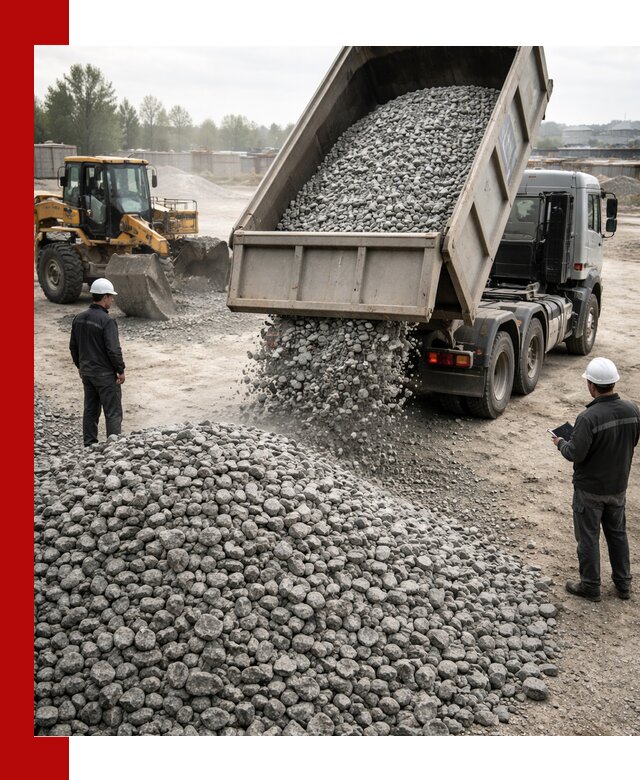Доставка гранитного щебня фракции 20-40 в Фрязине