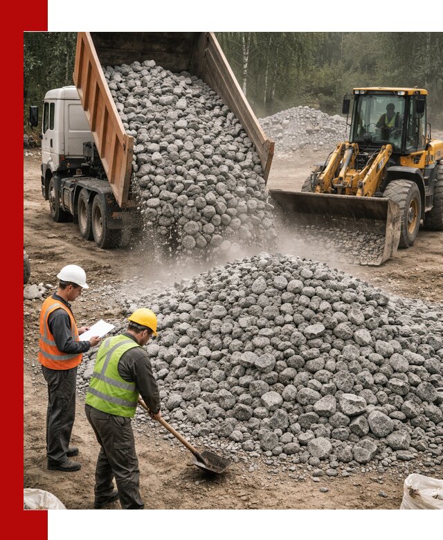 Гранитный щебень фракция 70-150 доставка в Фрязине