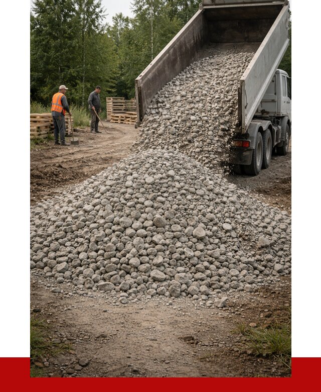 гравийный щебень фракция 70-120 в Фрязине от 2544 р. ПРОНЕРУДФрз