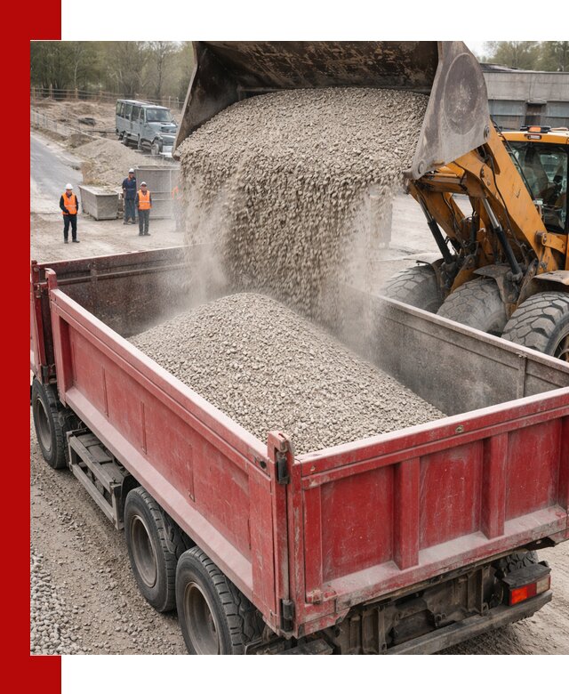 Купить известняковый щебень фракции 0-5 с доставкой в Фрязине