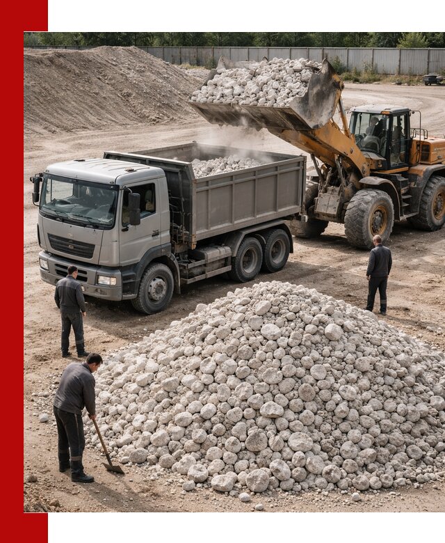 Известняковый щебень фракция 70–150 с доставкой в Фрязине