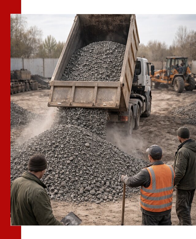Доставка шлакового щебня в удобные сроки по выгодной цене в Фрязине