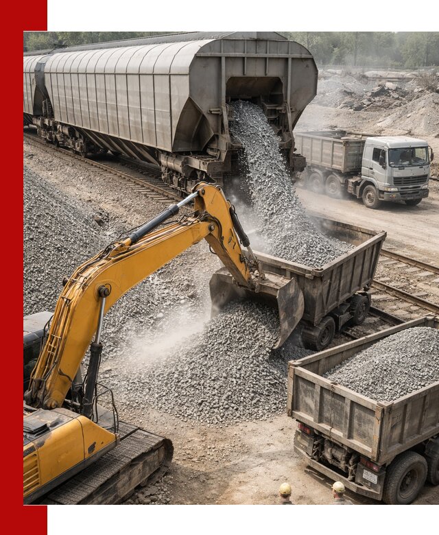 Доставка железнодорожного щебня в Фрязине крупными партиями быстрого отгруза