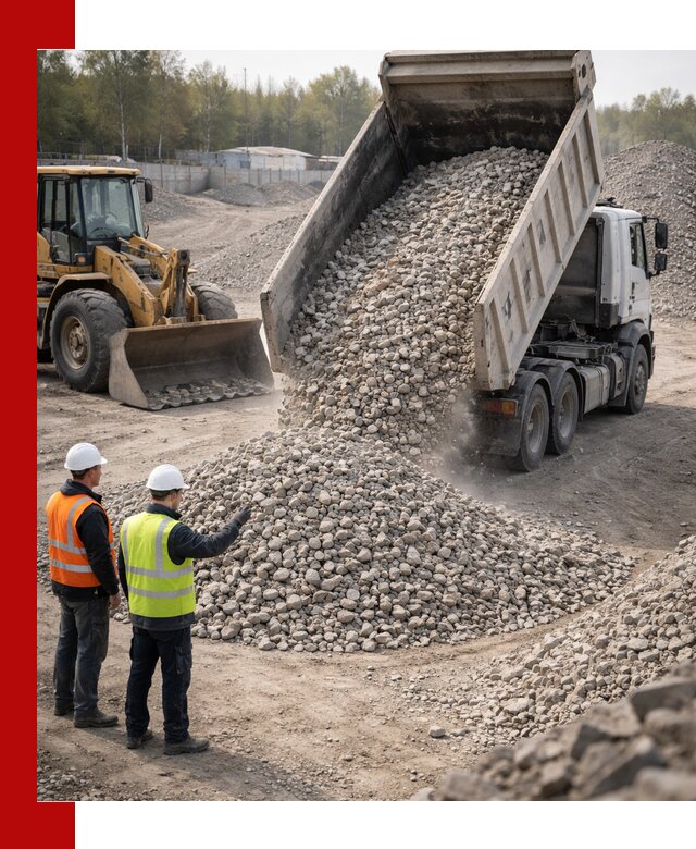 Вторичный щебень фракция 40–70 доставка в Фрязине