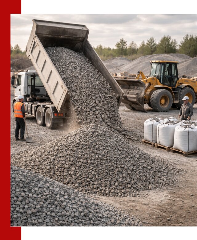 Бетонный щебень фракция 5–20 с доставкой в Фрязине