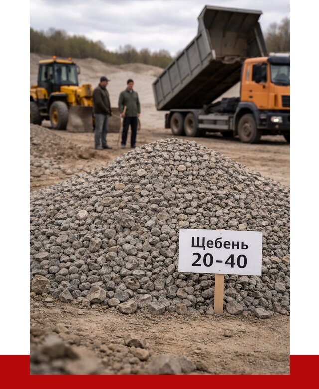 Бетонный щебень фракция 20-40 в Фрязине от 2544 р. | ПРОНЕРУДФрз