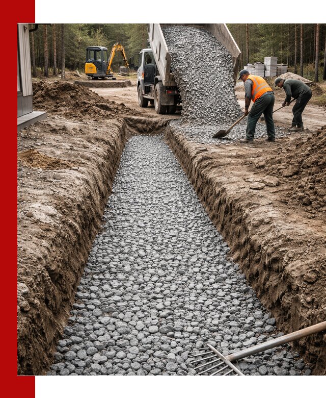 Щебень для дренажа с доставкой в Фрязине высокого качества