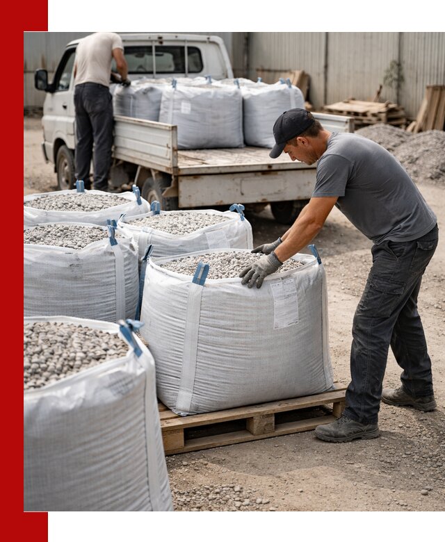 Доставка щебня в мешках по выгодным ценам в Фрязине
