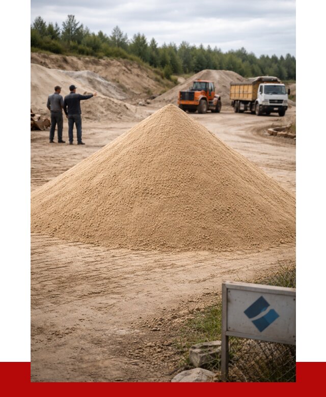 Карьерный песок навалом в Фрязине от 1869 р. | ПРОНЕРУДФрз