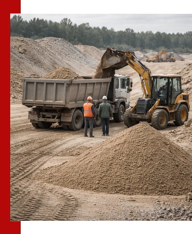 Карьерный среднезернистый песок с доставкой в Фрязине