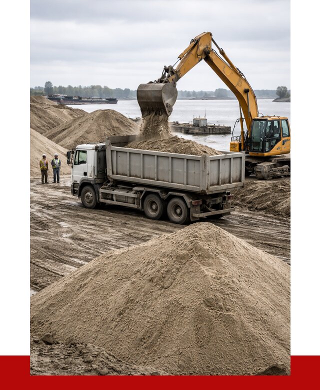 Купить речной песок навалом в Фрязине от 1869 р., ПРОНЕРУДФрз