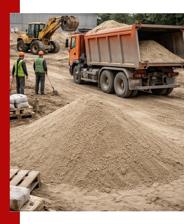 Доставка и продажа мытого речного песка в Фрязине