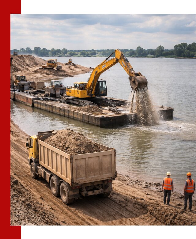 Намывной песок с доставкой в Фрязине оптом и в розницу