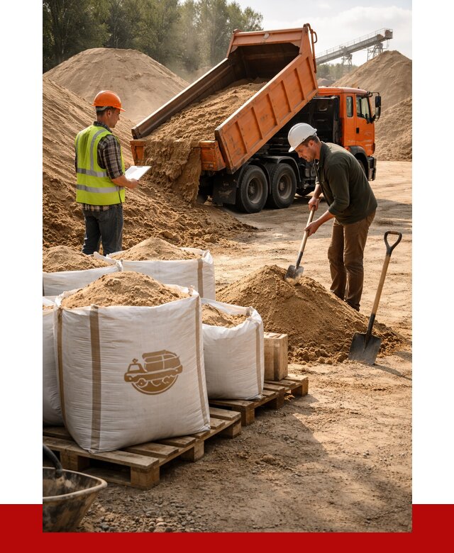 Строительный песок в Фрязине от 2285 р. с доставкой, ПРОНЕРУДФрз