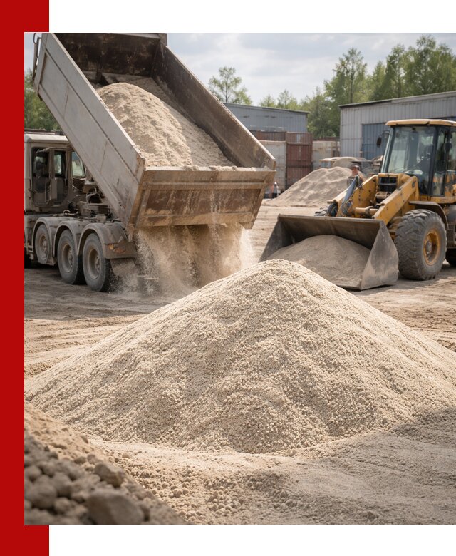 Кварцевый песок с доставкой в Фрязине для строительных работ