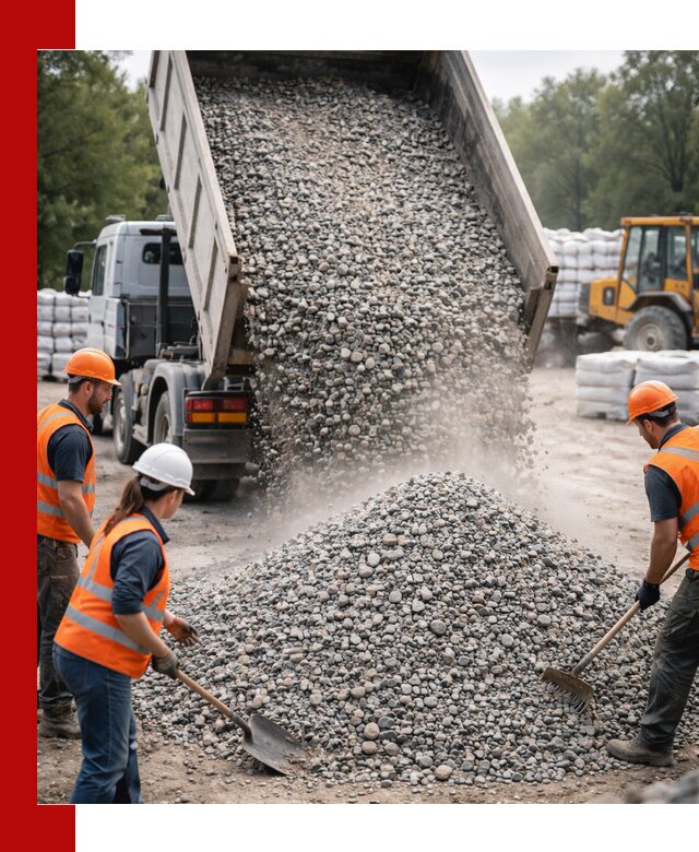 Доставка гравия и камня в Фрязине оптом и в розницу