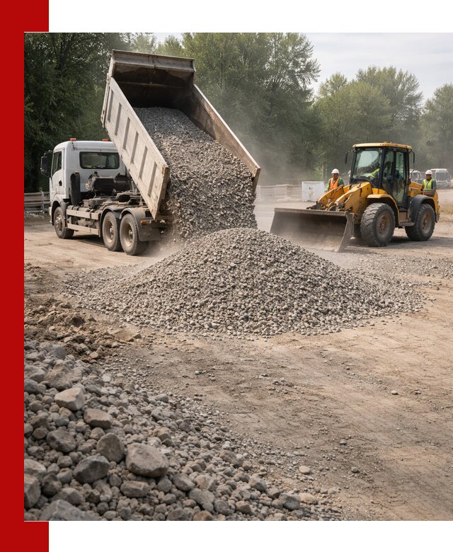 Гравий фракция 5–20 доставка в Фрязине оптом и в розницу