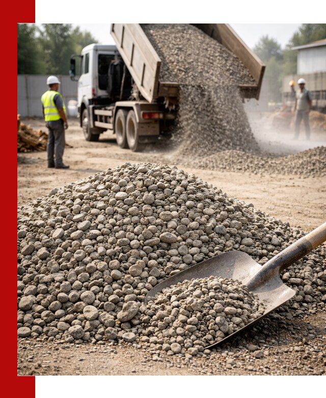 Доставка гравия фракции 20-40 в Фрязине с самосвалами