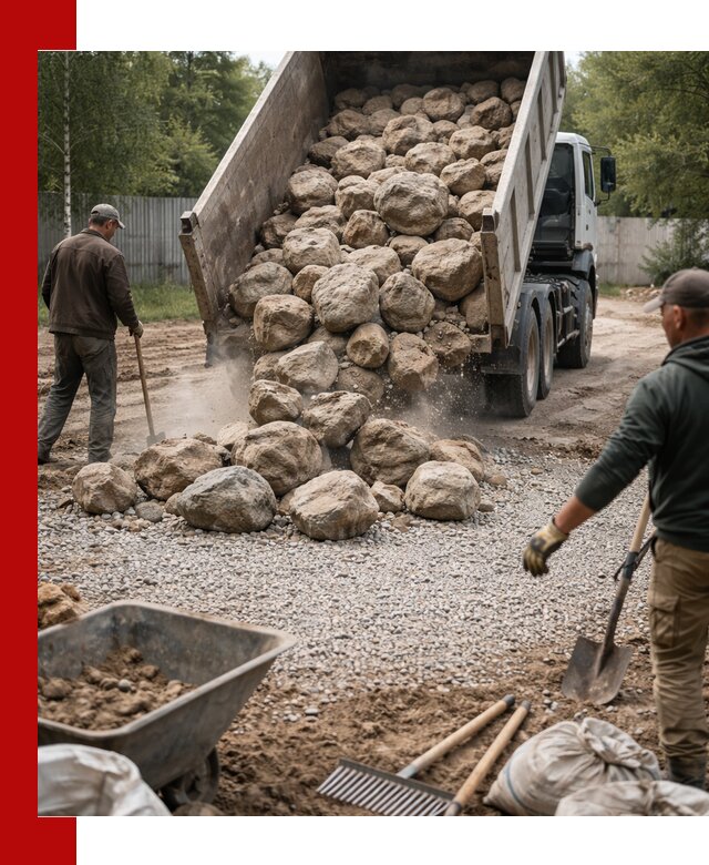Доставка и укладка булыжника в Фрязине