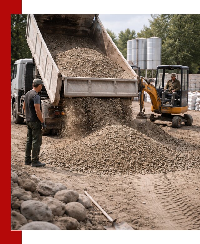 Доставка ПГС С3 в Фрязине самосвалами и миксерами