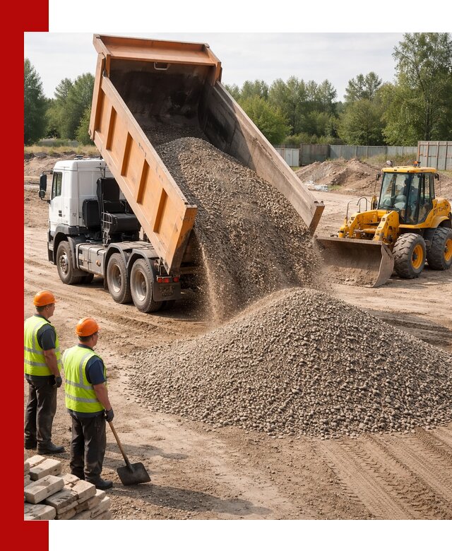 Доставка щебёночно-песчаной смеси ЩПС С7 в Фрязине