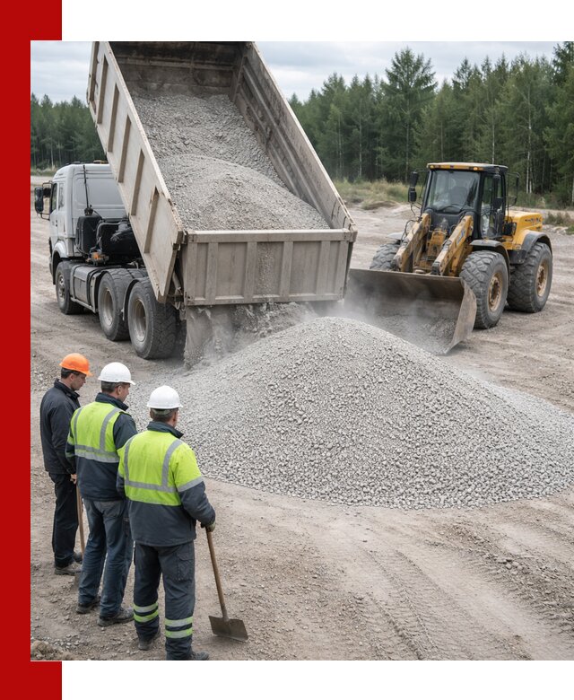 Известняковый отсев 0-5 доставка в Фрязине быстро и выгодно