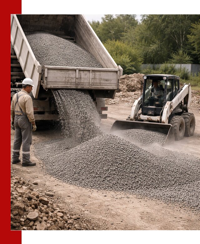 Доставка гравийного отсева 0-5 в Фрязине оптом и в розницу