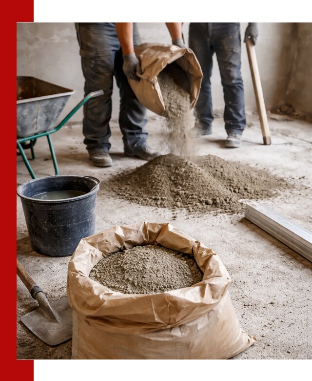 Доставка сухой смеси для стяжки в Фрязине