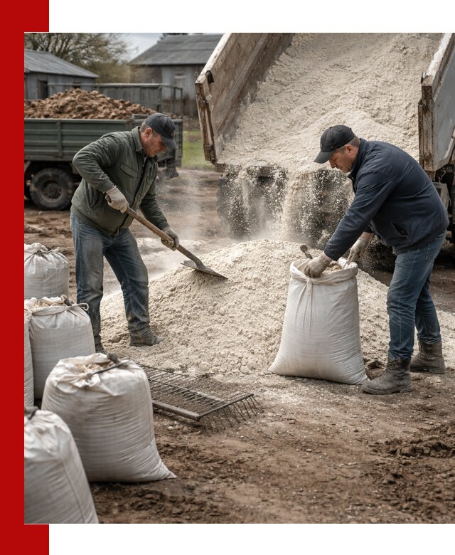 Доставка извести пушонки в Фрязине оптом и мелким оптом