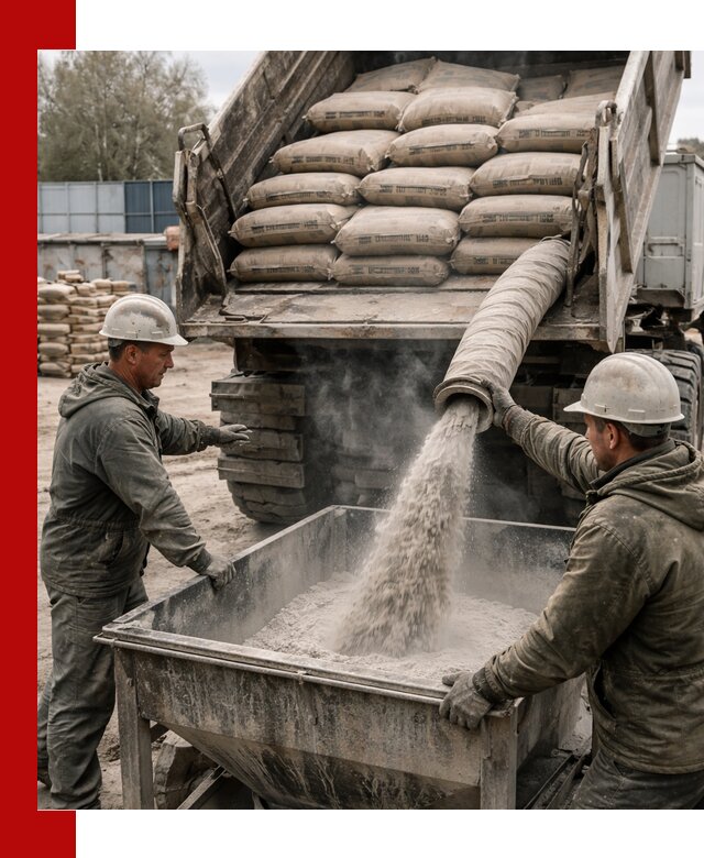 Доставка цемента М400 в Фрязине оптом и в розницу