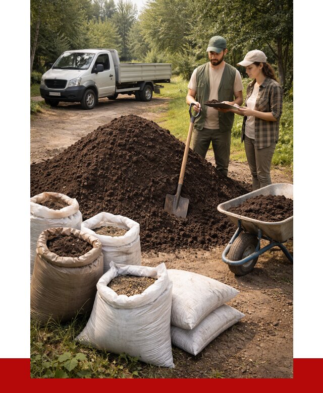 Купить грунт с доставкой в Фрязине от 4673 р. за м3 | ПРОНЕРУДФрз