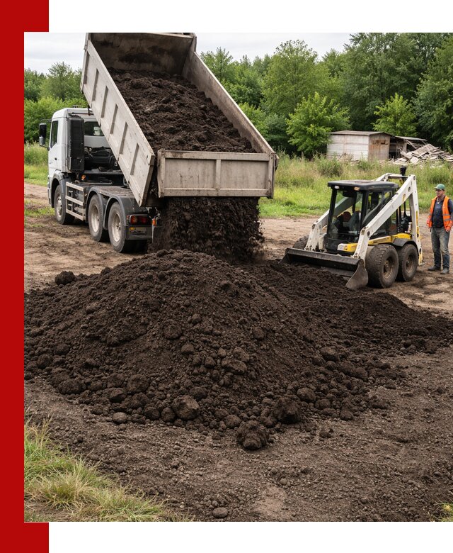 Поставка плодородной земли с доставкой самосвалом в Фрязине
