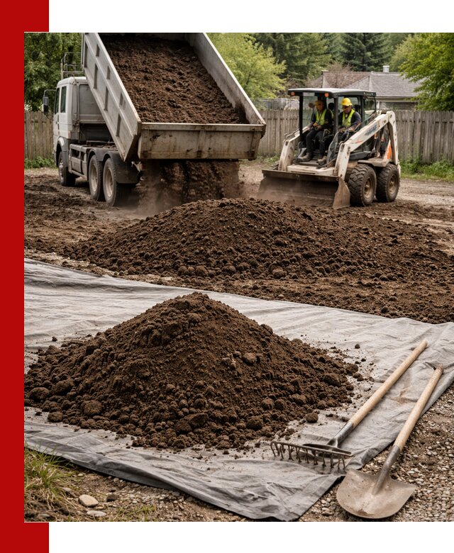 Грунт для отсыпки участка с доставкой в Фрязине