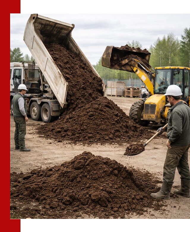 Доставка торфа оптом и в мешках в Фрязине