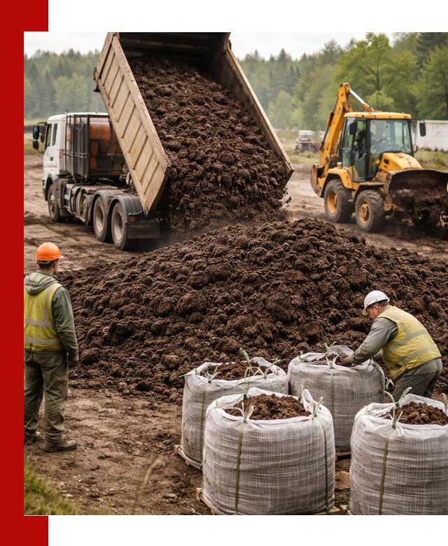 Доставка нейтрального торфа в Фрязине оптом и в розницу