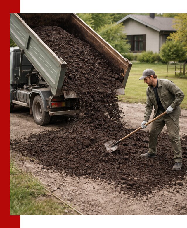 Чернозем для газона с доставкой в Фрязине быстро и качественно