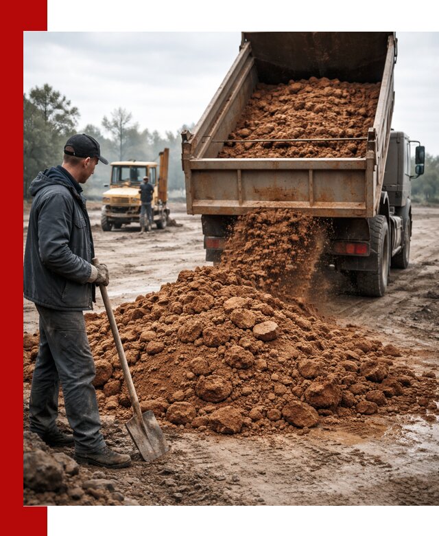 Глина для засыпки в Фрязине с доставкой самосвалами