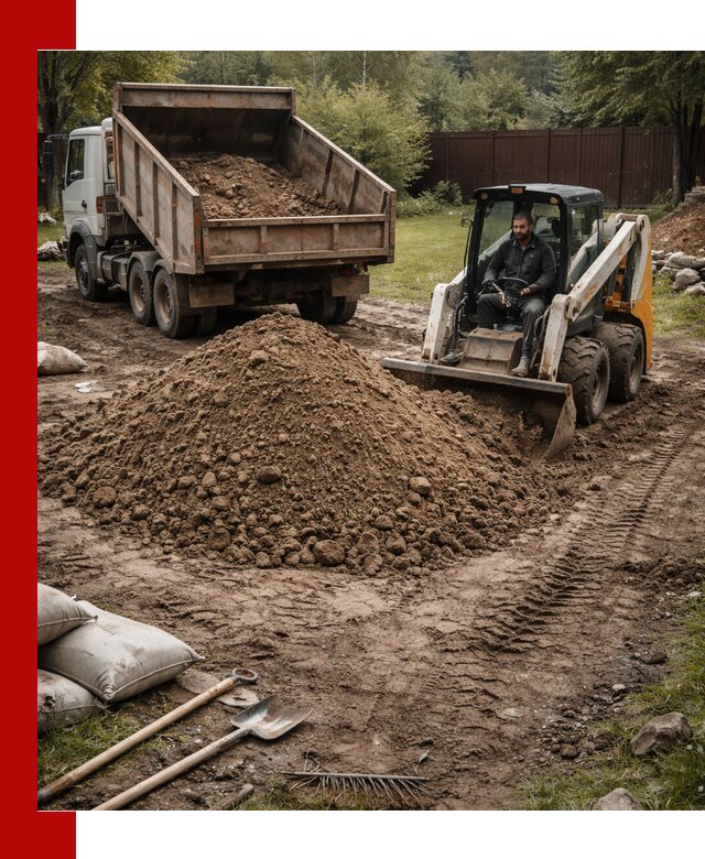 Суглинок для планировки участков в Фрязине с доставкой и выгрузкой