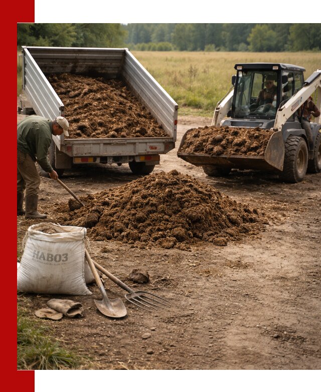 Доставка конского навоза в Фрязине с разгрузкой и доставкой на объект