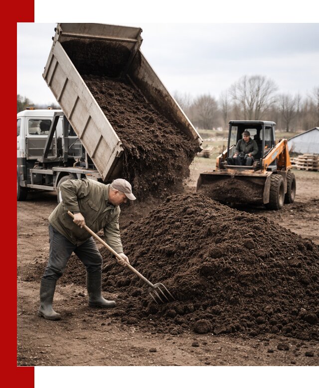 Доставка и продажа перегноя в Фрязине быстро и дешево