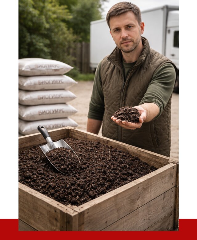 Купить биогумус в Фрязине с доставкой от 8827 р. за куб | ПРОНЕРУДФрз