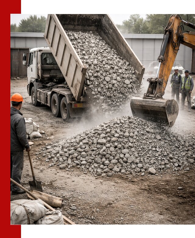 Доставка дробленого бетона в Фрязине оптом и в розницу