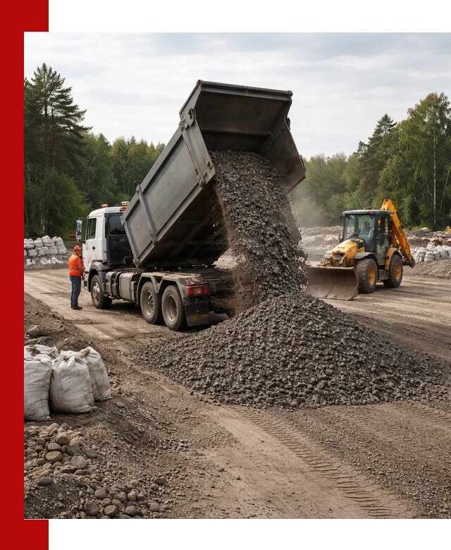 Доставка дробленого асфальта в Фрязине для дорожных работ