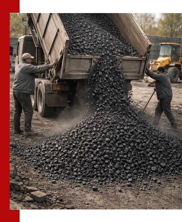 Доставка угля семечка самосвалами в Фрязине