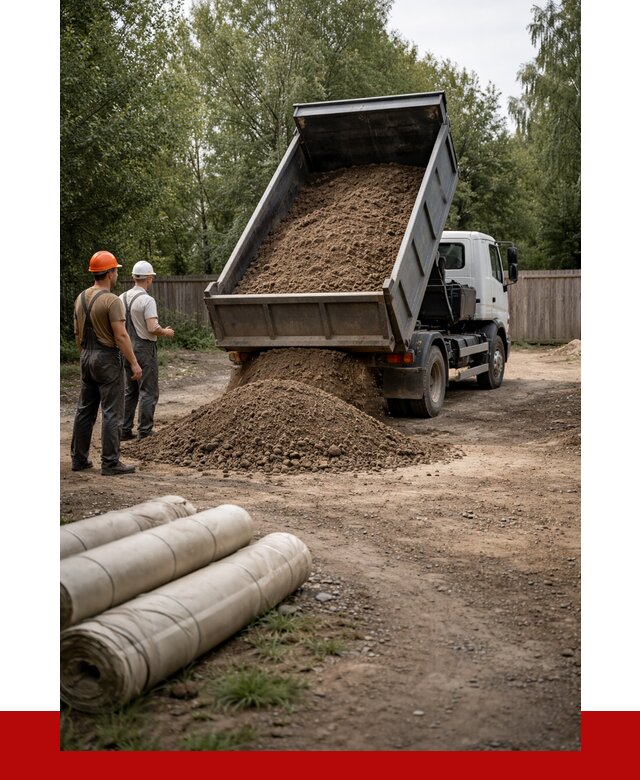 Доставка сыпучих материалов самосвалом в Фрязино от 4362 р. | ПРОНЕРУДФрз