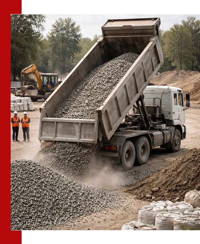 Аренда самосвала в Фрязине для доставки сыпучих и нерудных материалов